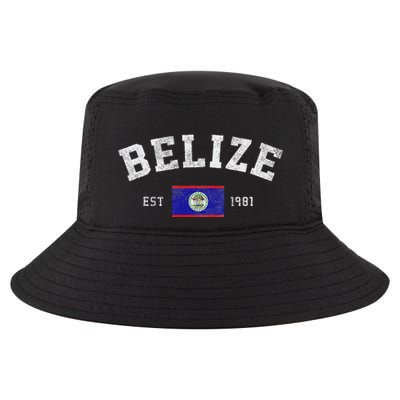 Belize Est. 1981 Belizean Flag Independence Day Cool Comfort Performance Bucket Hat