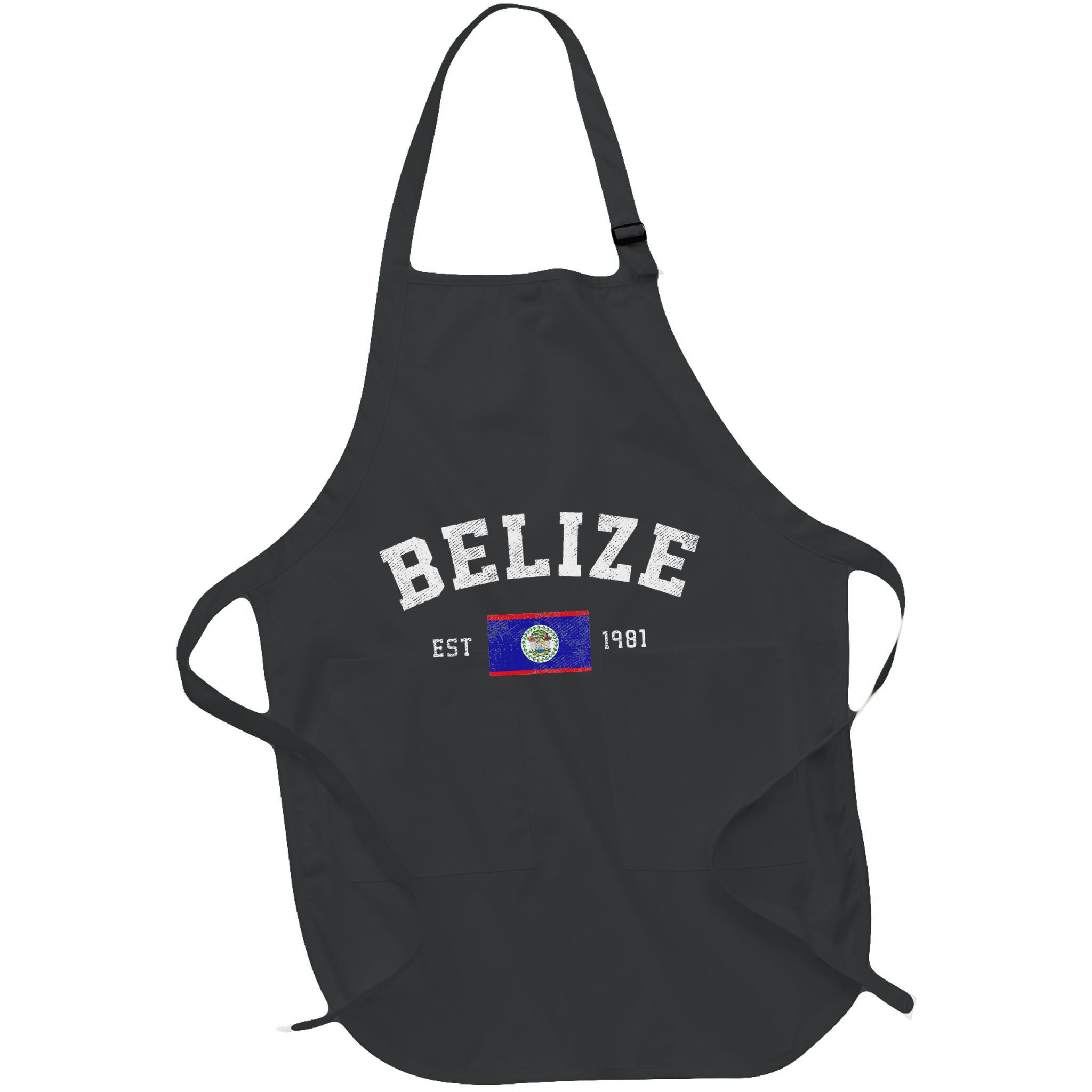 Belize Est. 1981 Belizean Flag Independence Day Apron