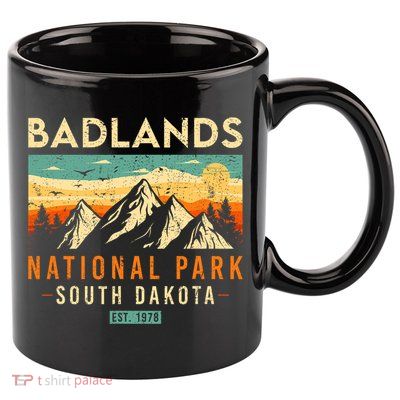 Badlands Est. 1978 O South Dakota National Park 11oz C Handle Ceramic Mug