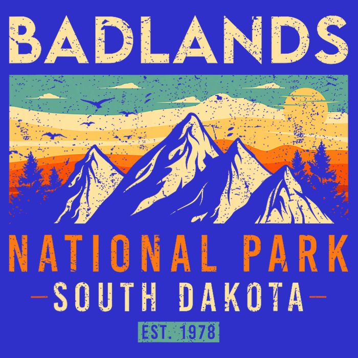 Badlands Est. 1978 O South Dakota National Park 16 in Basic Backpack
