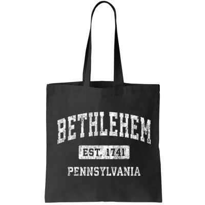 Bethlehem Est 1741 Pennsylvania Pa Vintage Established Sports Design Bag