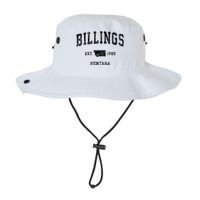 Billings Est 1882 Montana Mt Vintage Established Athletic Sports Design Legacy Cool Fit Booney Bucket Hat