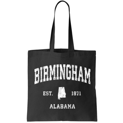 Birmingham Est 1871 Alabama Al Vintage Established Athletic Sports Design Bag