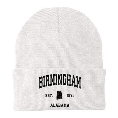 Birmingham Est 1871 Alabama Al Vintage Established Athletic Sports Design Beanie
