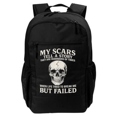 Boomer Est 1959 My Scars Tell A Story They Are Reminders Backpack