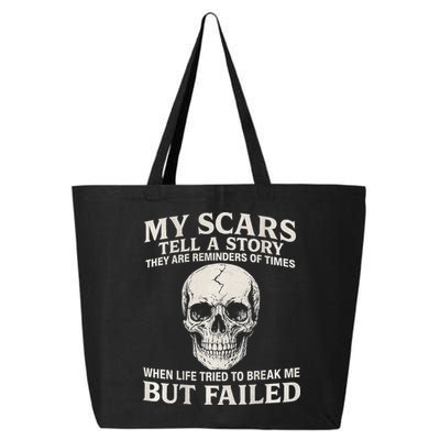 Boomer Est 1959 My Scars Tell A Story They Are Reminders 25L Jumbo Tote