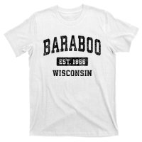 Baraboo Est 1866 Wisconsin Wi Vintage Sports Design T-Shirt