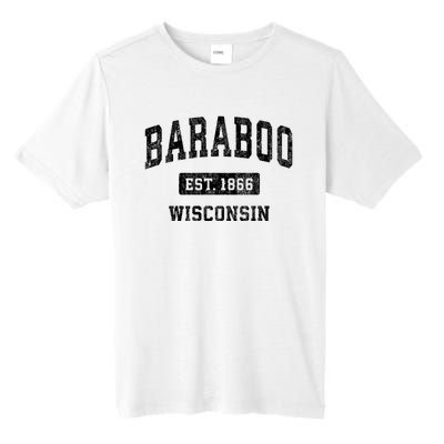 Baraboo Est 1866 Wisconsin Wi Vintage Sports Design Tall Fusion ChromaSoft Performance T-Shirt