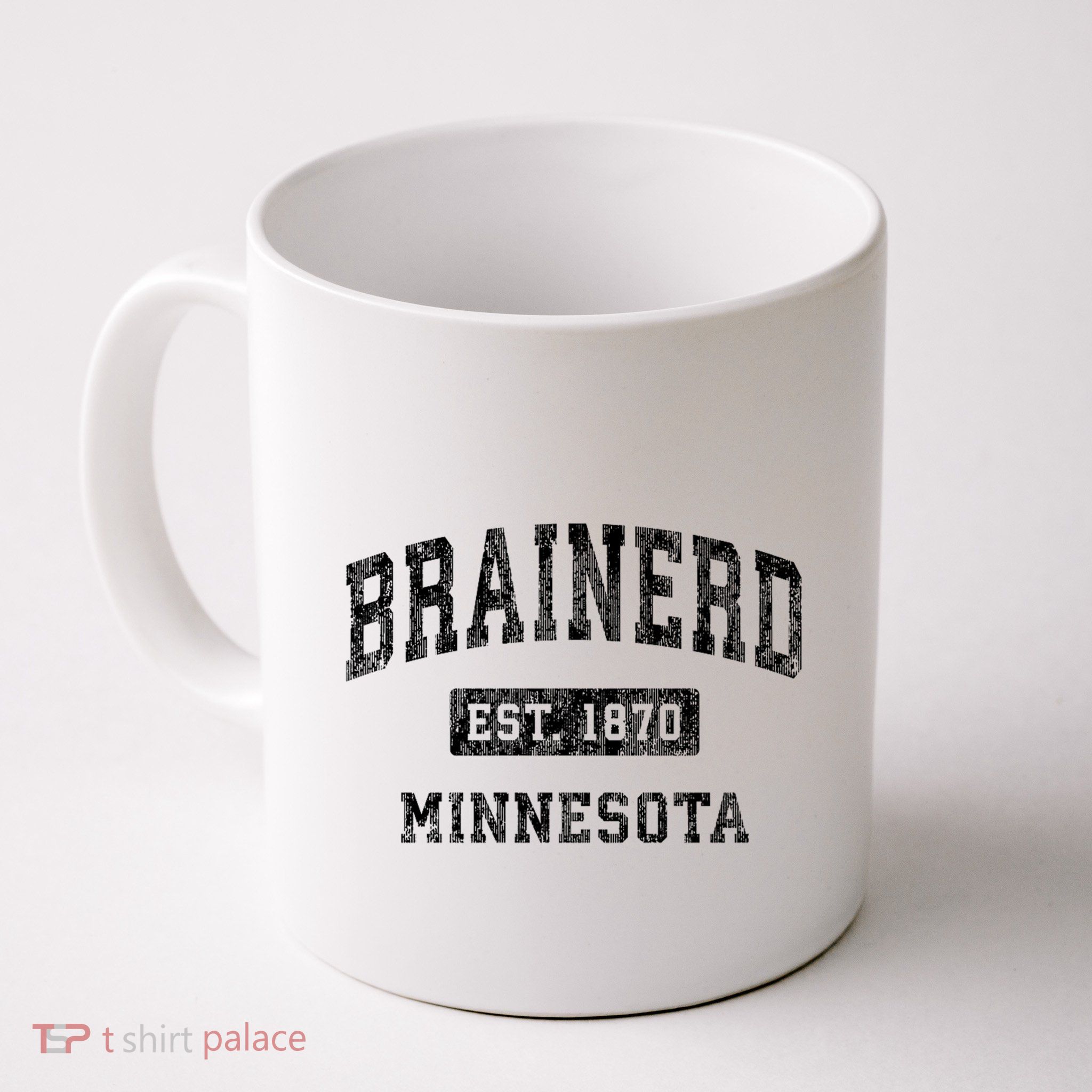 Brainerd Est 1870 Minnesota Mn Vintage Established Sports Design Mug