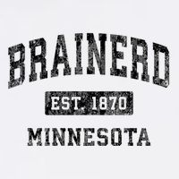 Brainerd Est 1870 Minnesota Mn Vintage Established Sports Design Toddler T-Shirt