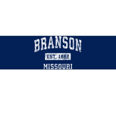 Branson Est 1882 Missouri Mo Vintage Established Sports Design Bumper Sticker