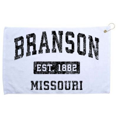 Branson Est 1882 Missouri Mo Vintage Established Sports Design Grommeted Golf Towel