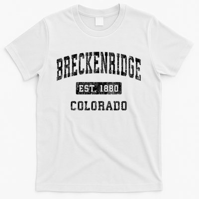 Breckenridge Est 1880 Colorado Co Vintage Established Sports Design T-Shirt