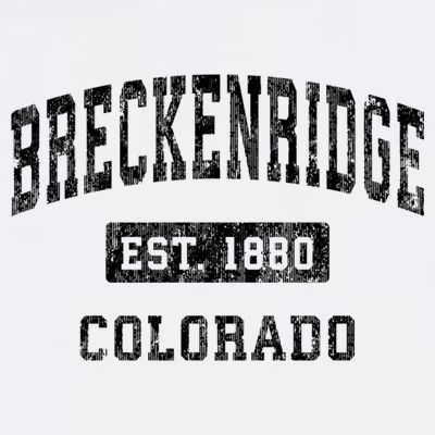 Breckenridge Est 1880 Colorado Co Vintage Established Sports Design T-Shirt