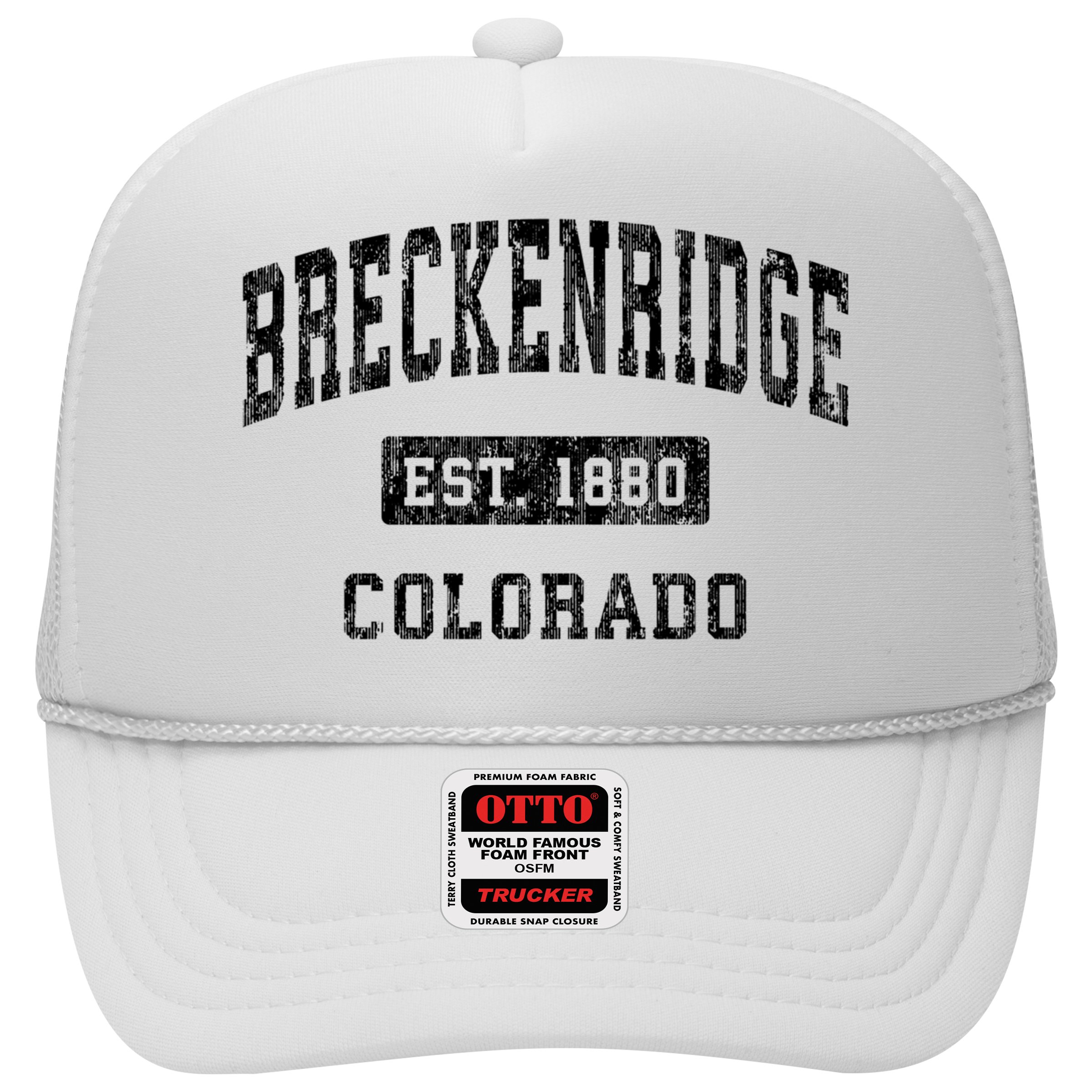 Breckenridge Est 1880 Colorado Co Vintage Established Sports Design Hat