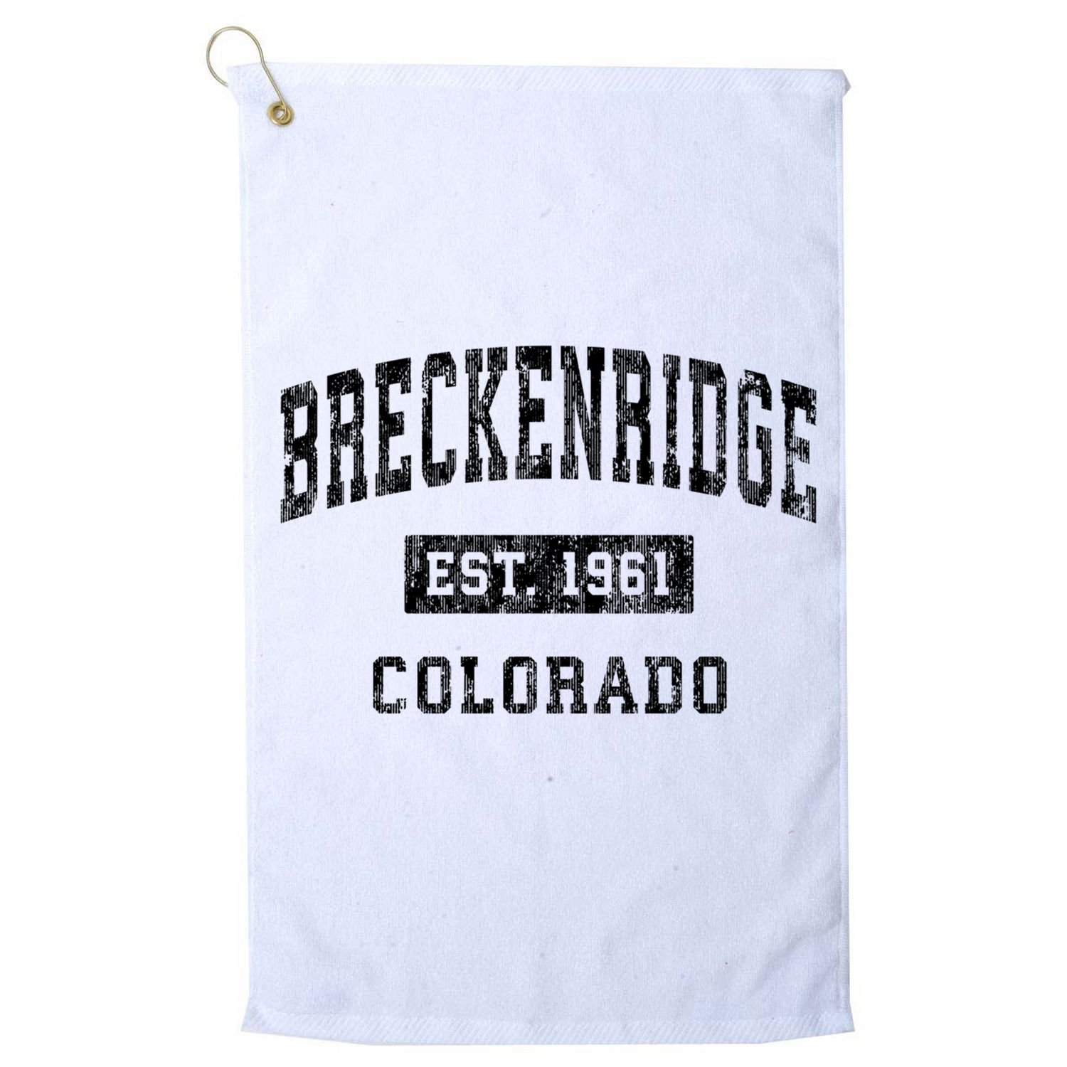 Breckenridge Est 1961 Colorado Co Vintage Established Sports Design Golf Towel