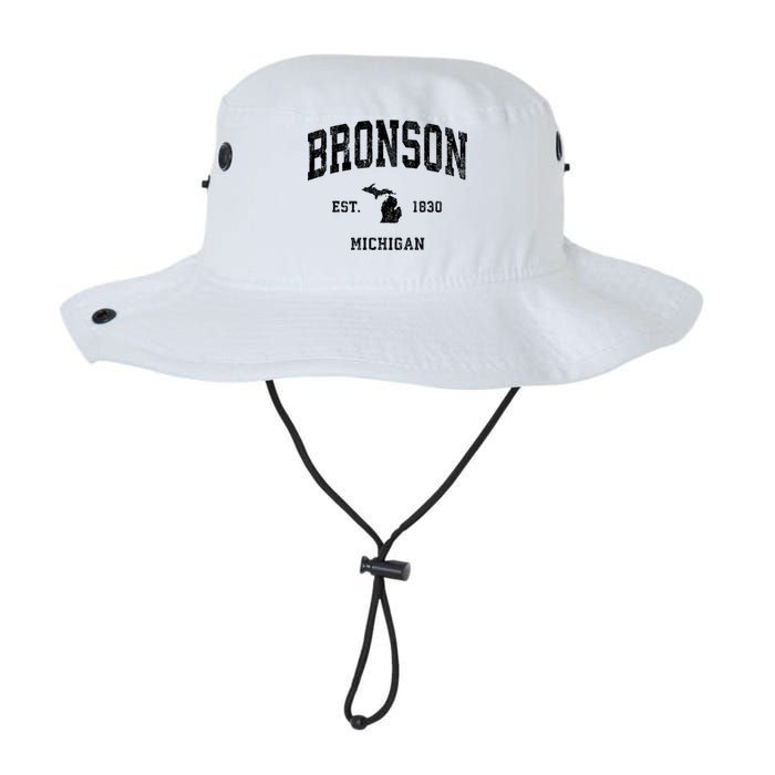 Bronson Est 1830 Michigan Mi Vintage Established Athletic Sports Design Legacy Cool Fit Booney Bucket Hat