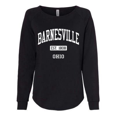 Barnesville Est 1808 Ohio Oh Js04 Vintage Athletic Sports Womens California Wash Sweatshirt