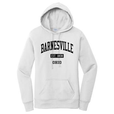 Barnesville Est 1808 Ohio Oh Js04 Vintage Athletic Sports Women's Pullover Hoodie