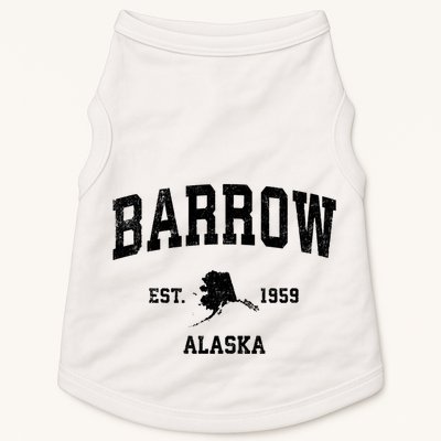 Barrow Est 1959 Alaska Ak Vintage Sports Design Doggie Tank