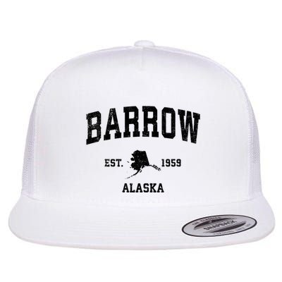 Barrow Est 1959 Alaska Ak Vintage Sports Design Flatbill Hat
