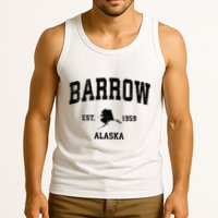 Barrow Est 1959 Alaska Ak Vintage Sports Design Tank Top