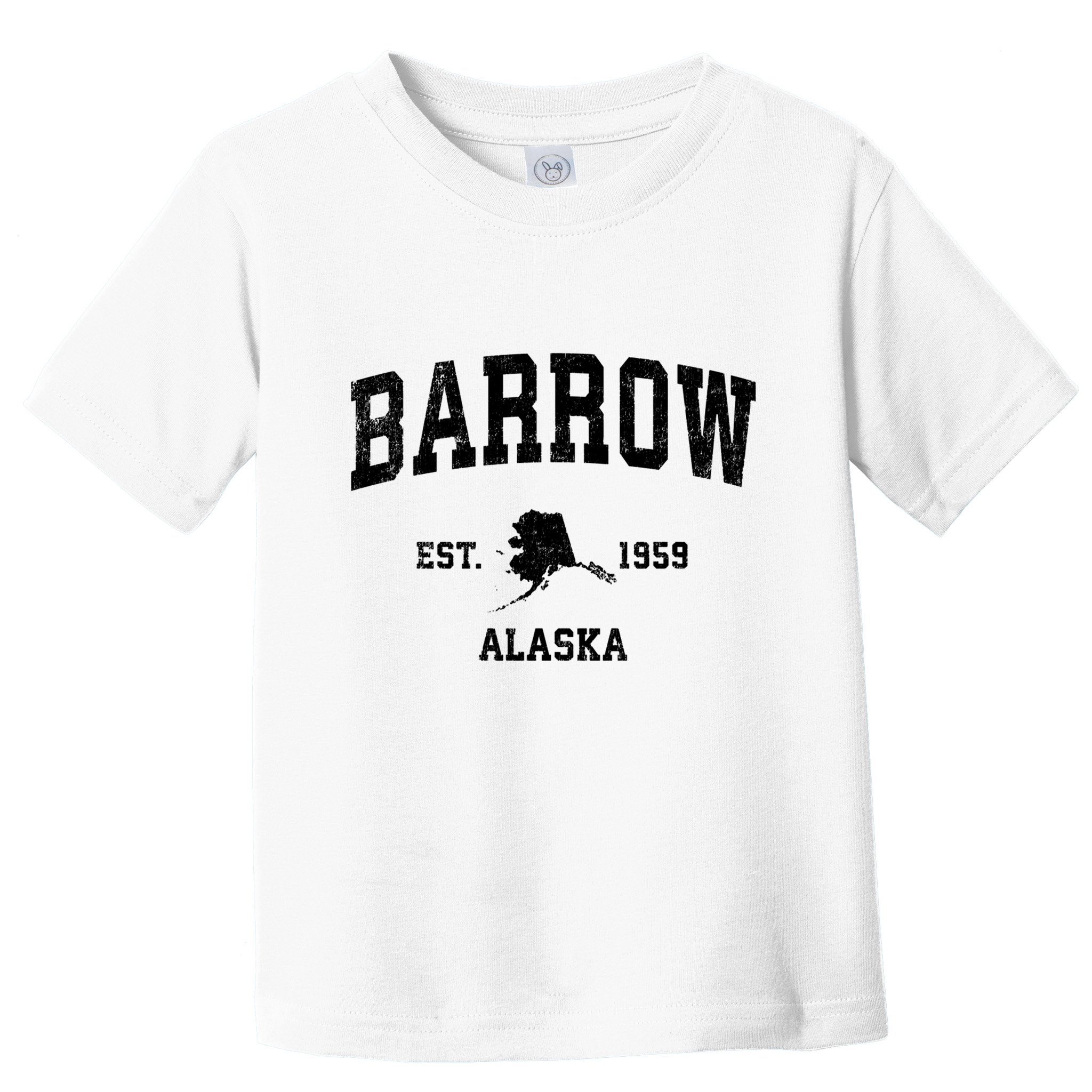 Barrow Est 1959 Alaska Ak Vintage Sports Design Toddler T-Shirt