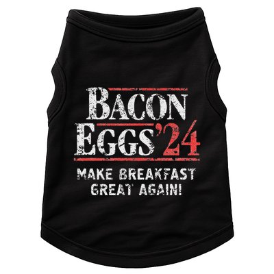 Bacon Eggs 2024 Make Breakfast Great Again! Funny Doggie Tank