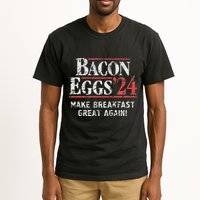 Bacon Eggs 2024 Make Breakfast Great Again! Funny Tall T-Shirt