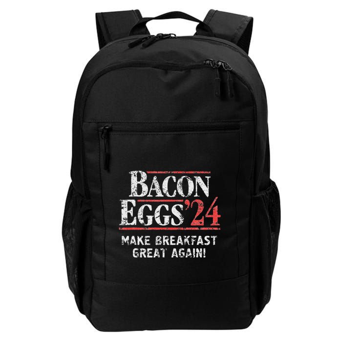 Bacon Eggs 2024 Make Breakfast Great Again! Funny Backpack