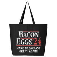 Bacon Eggs 2024 Make Breakfast Great Again! Funny 25L Jumbo Tote