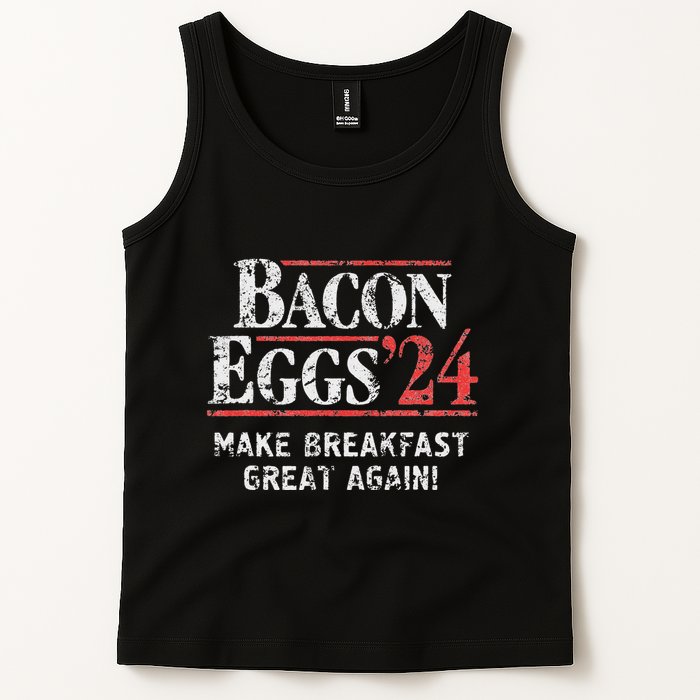 Bacon Eggs 2024 Make Breakfast Great Again! Funny Tank Top