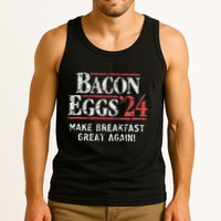 Bacon Eggs 2024 Make Breakfast Great Again! Funny Tank Top