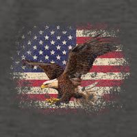 Bald Eagle 4th Of July Christmas Gift American Flag Vector Backpack