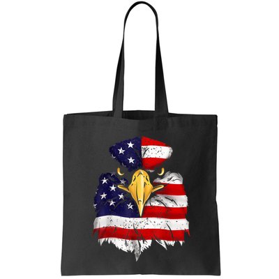 Bald Eagle 4th of July American Flag Patriotic Freedom USA Bag