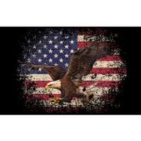 Bald Eagle 4th Of July Christmas Gift American Flag Country Bumper Sticker