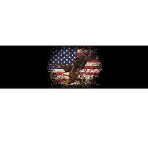 Bald Eagle 4th Of July Christmas Gift American Flag Country Bumper Sticker