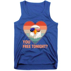 Bald Eagle 4th Of July You Free Tonight Cool Gift Tank Top