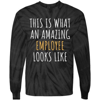 Best Employee Appreciation Thank You End Of Year Christmas Tie-Dye Long Sleeve Shirt