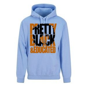 Black Educated And Pretty Black History Month Funny Gift Unisex Surf Hoodie