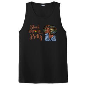 Black Educated And Pretty Gift PosiCharge Competitor Tank