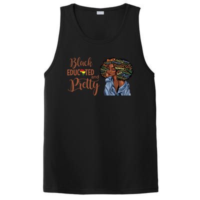 Black Educated And Pretty Gift PosiCharge Competitor Tank