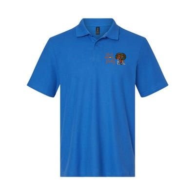 Black Educated And Pretty Gift Softstyle Adult Sport Polo