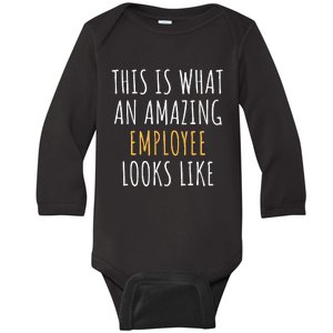 Best Employee Appreciation Thank You End Of Year Christmas Baby Long Sleeve Bodysuit