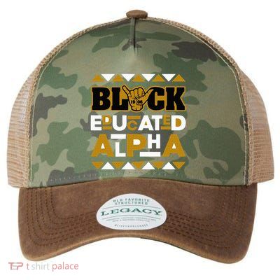 Black Educated Alpha Legacy Tie Dye Trucker Hat