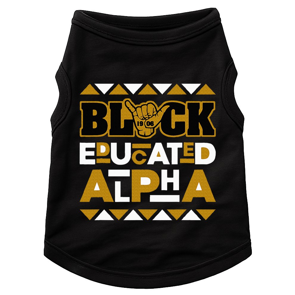 Black Educated Alpha Doggie Tank