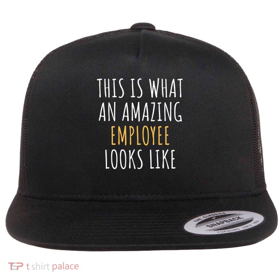 Best Employee Appreciation Thank You End Of Year Christmas Flat Bill Trucker Hat