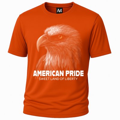 Bald Eagle American Pride Sweet Land Of Liberty Cool Gift Cooling Performance Crew T-Shirt