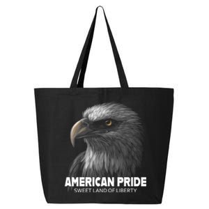 Bald Eagle American Pride Sweet Land Of Liberty Cool Gift 25L Jumbo Tote