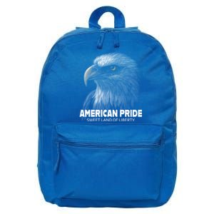 Bald Eagle American Pride Sweet Land Of Liberty Cool Gift 16 in Basic Backpack